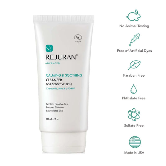 Rejuran Advanced Calming & Soothing Cleanser for Sensitive Skin